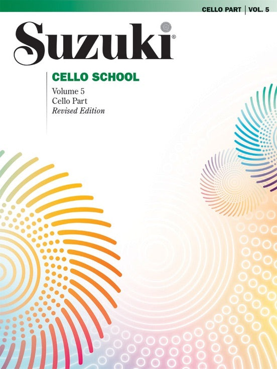 Suzuki Cello School: Cello Part Volume 5 (Revised Edition)