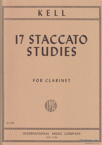 Reginald Kell: 17 Staccato Studies For Clarinet