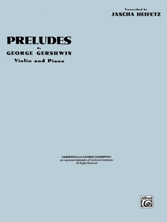 George Gershwin: Preludes (Violin/Piano)