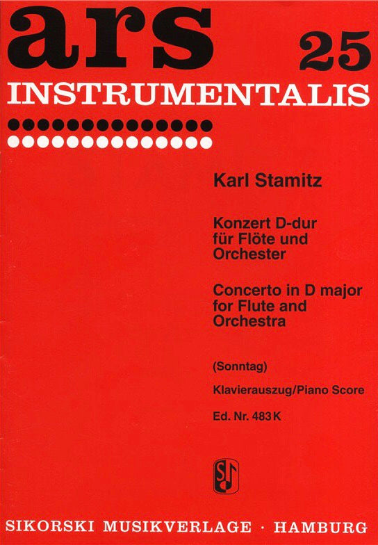 Karl Stamitz: Concerto In D Major For Flute And Orchestra