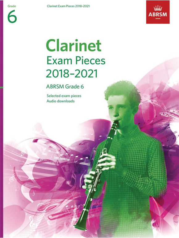 ABRSM: Clarinet Exam Pieces 2018-2021  Grade 6 (Book/Download)