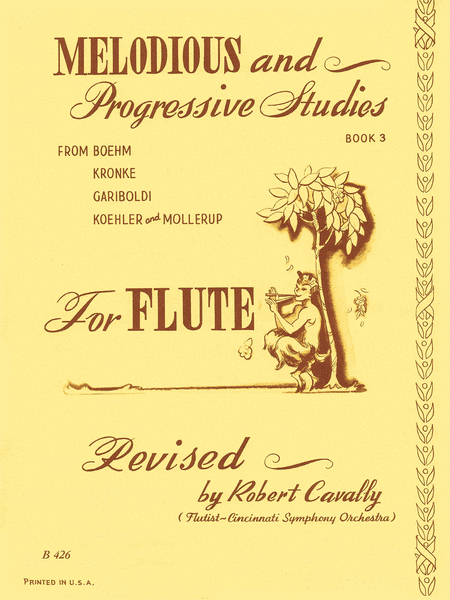 Melodious And Progressive Studies For Flute, Book 3