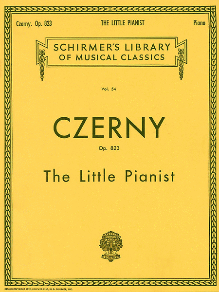 Carl Czerny: The Little Pianist Op. 823