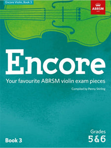 ABRSM: Encore Violin Book 3 (Grades 5-6)