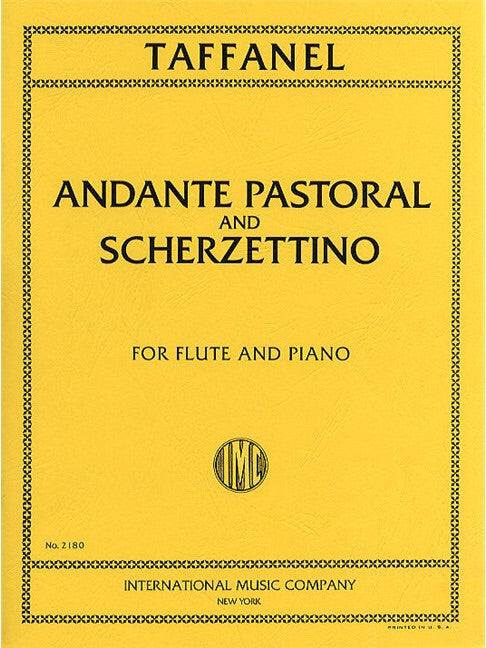 Paul Taffanel: Andante Pastoral And Scherzettino For Flute And Piano