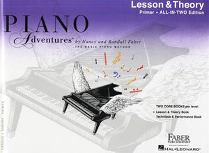 Piano Adventures Primer Level - Lesson & Theory All-In-Two Edition (Book Only)