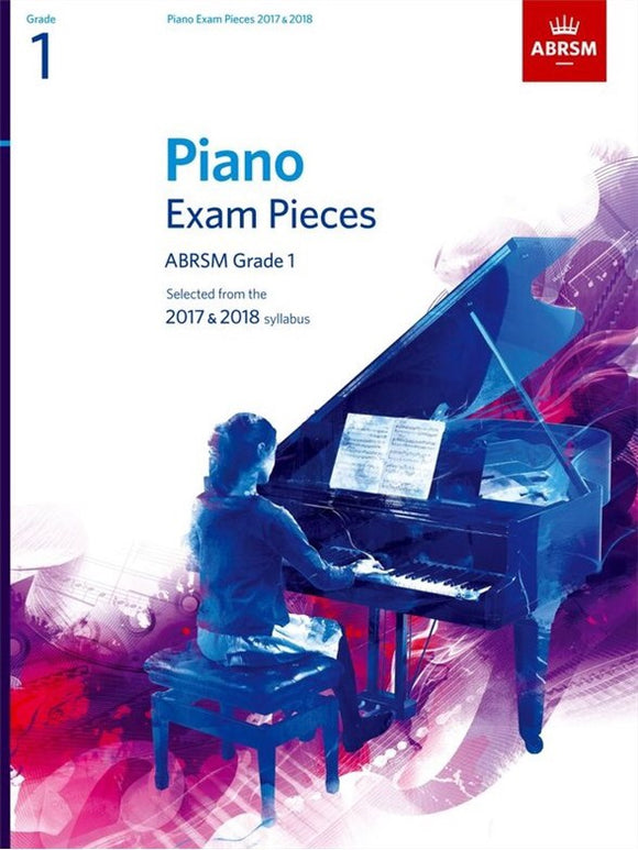 ABRSM: Piano Exam Pieces 2017-2018  Grade 1 (Book Only)