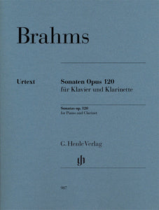 Johannes Brahms: Sonatas Op. 120 For Piano And Clarinet