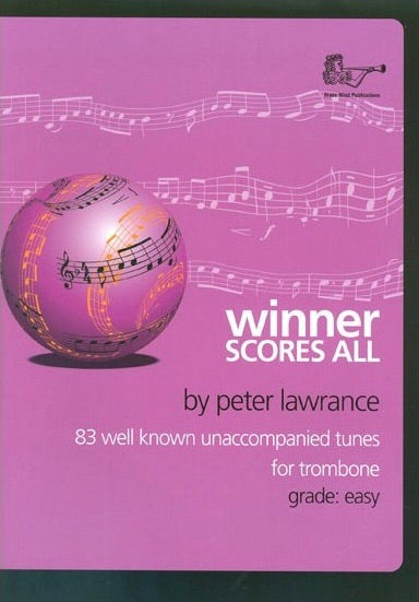 Winner Scores All For Trombone (Bass Clef)