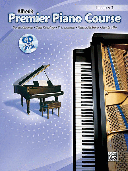 Alfred's Premier Piano Course Lesson 3 (Book/CD)