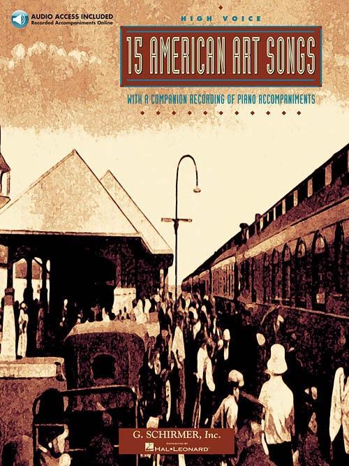 15 American Art Songs - High Voice (Book/CD)