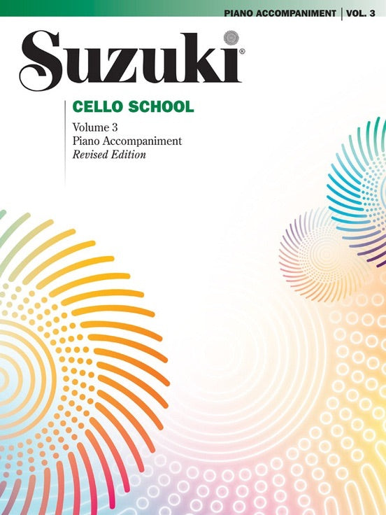 Suzuki Cello School: Piano Accompaniment Volume 3 (Revised Edition)