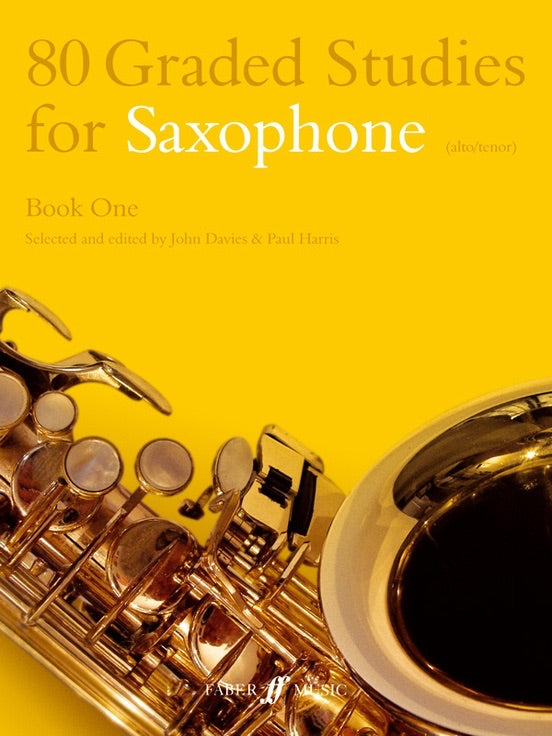 80 Graded Studies For Saxophone Book One