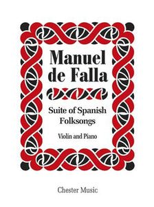 Manuel De Falla: Suite Populaire Espagnol Violin