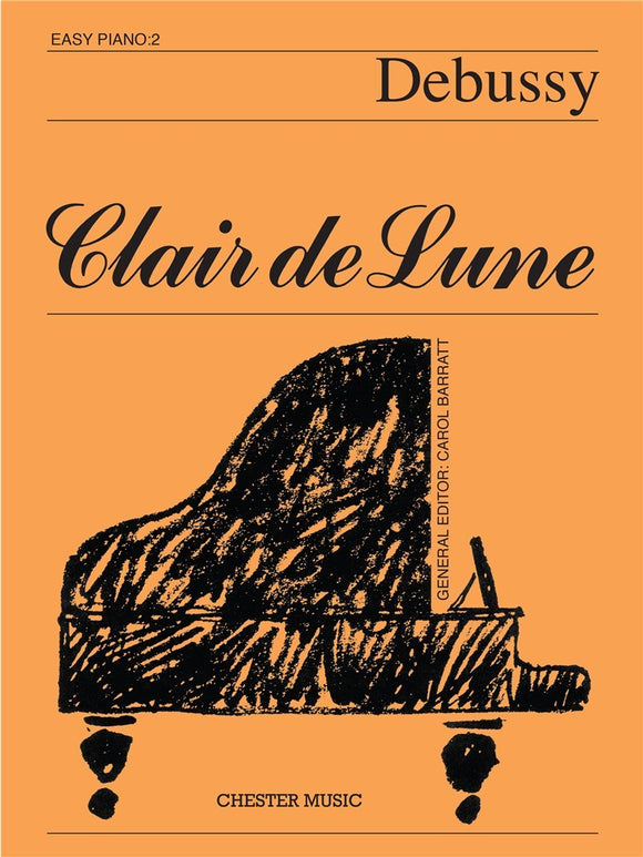 Claude Debussy: Clair De Lune Easy Piano