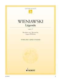 Henryk Wieniawski: Legende Opus 17 Violin