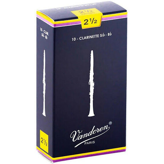 Vandoren Clarinet Reeds Strength 2.5