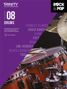 Trinity College London: Rock & Pop 2018 Drums Grade 8