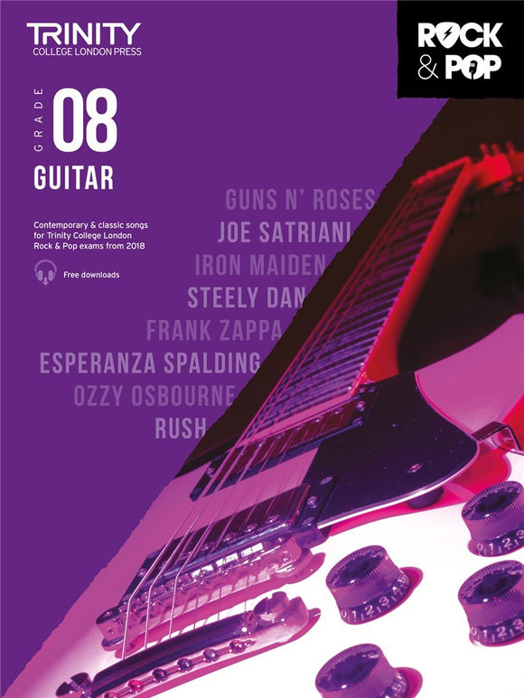 Trinity College London: Trinity Rock & Pop 2018 Guitar Grade 8