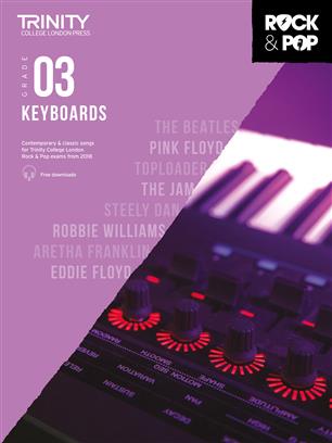 Trinity College London: Rock & Pop 2018 Keyboards Grade 3 (Book Only)