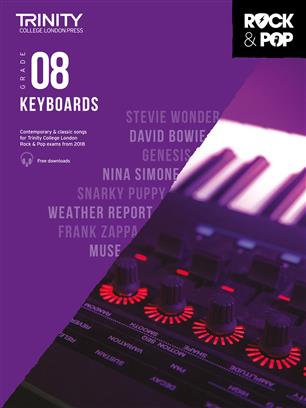 Trinity College London: Rock & Pop 2018 Keyboards Grade 8 (Book Only)