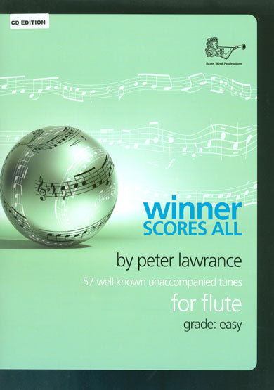 Winner Scores All For Flute (Book/CD)